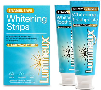 Lumineux Whitening Strips – Enamel Safe