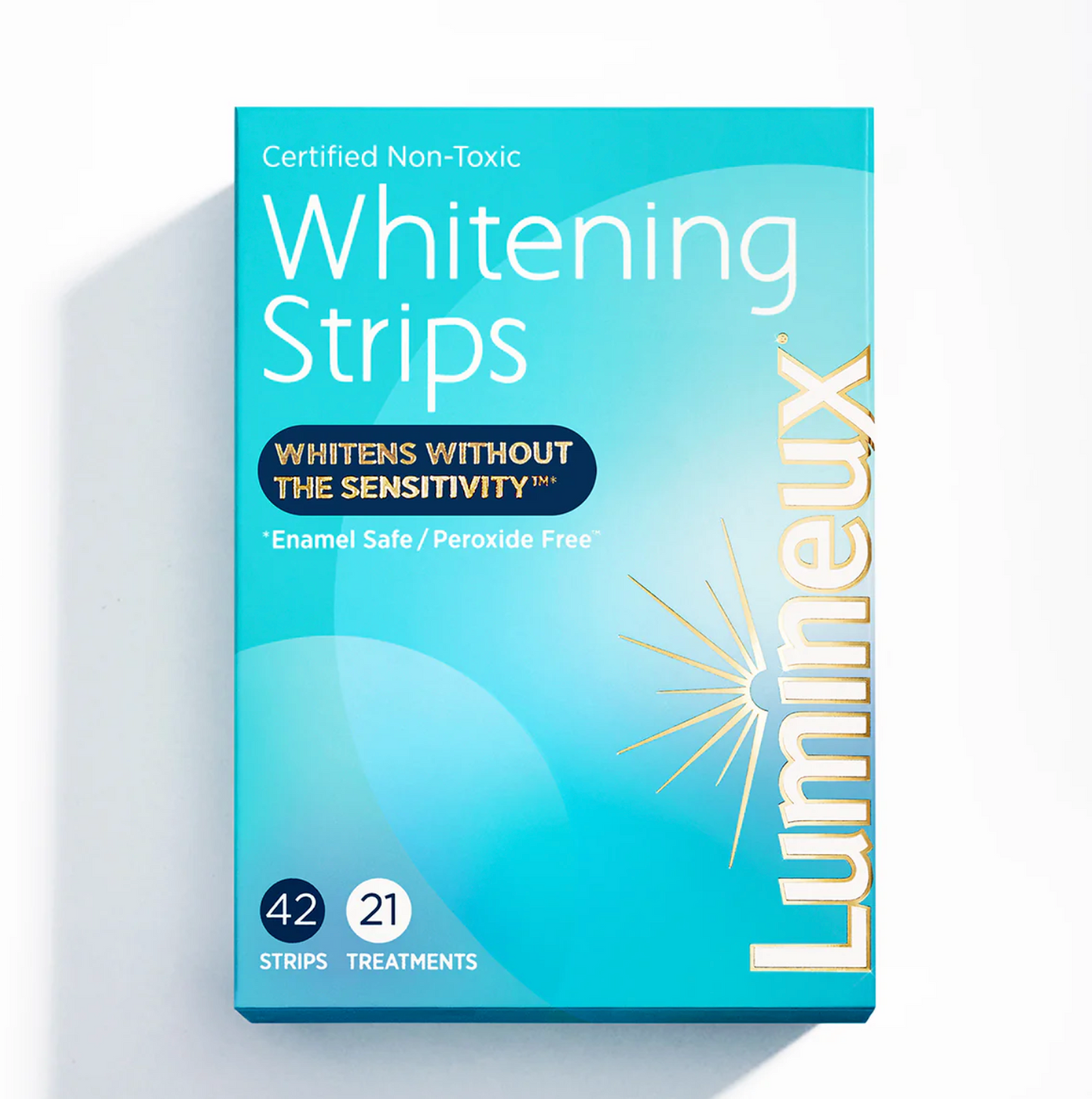 Lumineux Whitening Strips – 21 Treatments, Enamel Safe