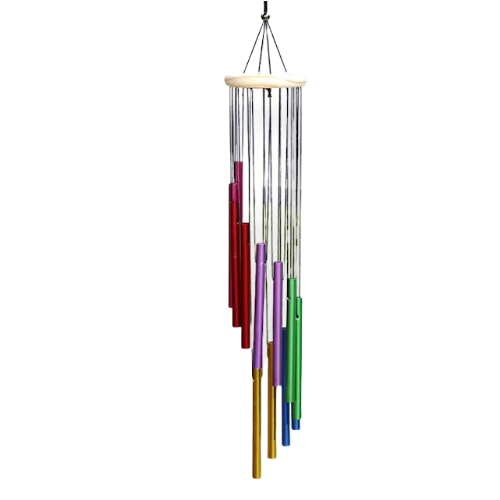 26" Metal Wind Chime – 6 Tubes for home decor