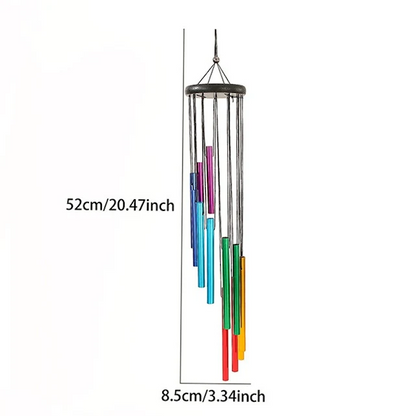 26" Metal Wind Chime – 6 Tubes for home decor
