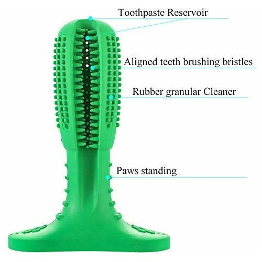 Dog Chew Toothbrush – Dental Cleaning Toy for Dogs | Plaque Removal & Fresh Breath | Durable Chew Toy
