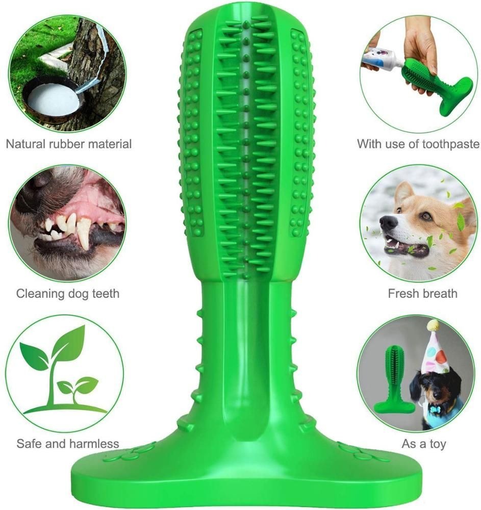 Dog Chew Toothbrush – Dental Cleaning Toy for Dogs | Plaque Removal & Fresh Breath | Durable Chew Toy