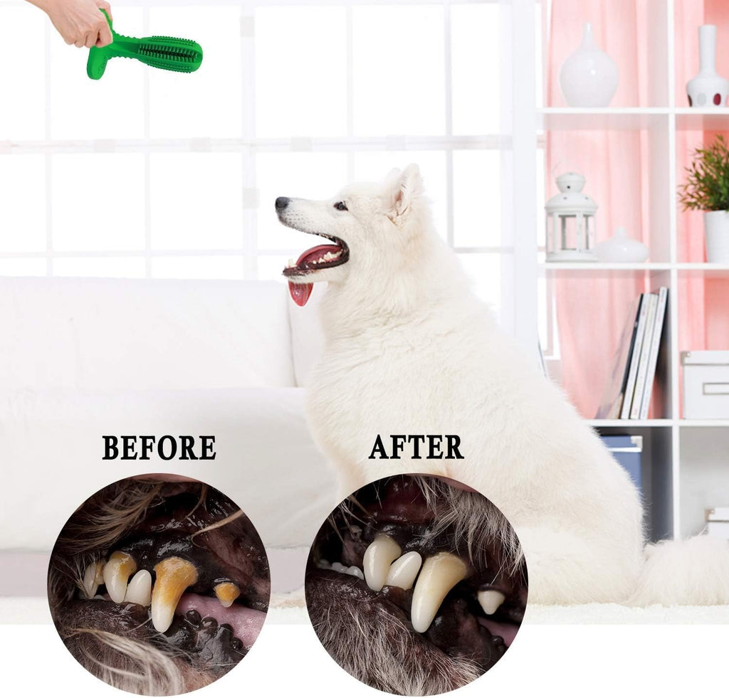 Dog Chew Toothbrush – Dental Cleaning Toy for Dogs | Plaque Removal & Fresh Breath | Durable Chew Toy