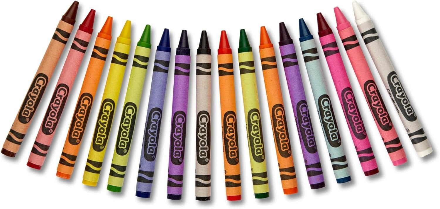Crayola Crayons 16 Count – Classic School Coloring Set | Smooth, Vibrant Colors | Non-Toxic Kids Art Supplies