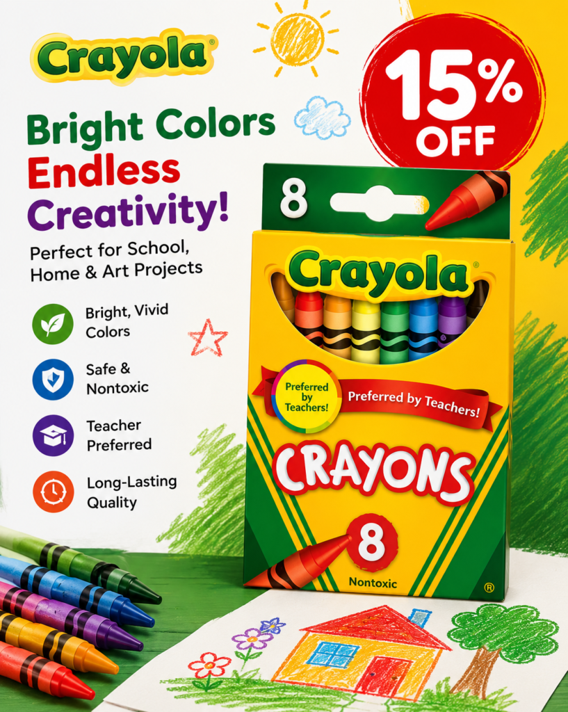 Crayola Crayons Coloring Set for Kids