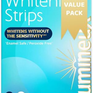 Luminex Teeth Whitening Strips - 21 Treatments, 42 White Strips - Enamel-Safe Teeth Whitener - Sensitivity-Free (Pack of 1)