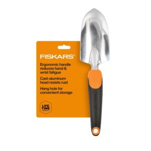 Ergo Garden Trowel with Cast-Aluminum Head for Digging & Planting